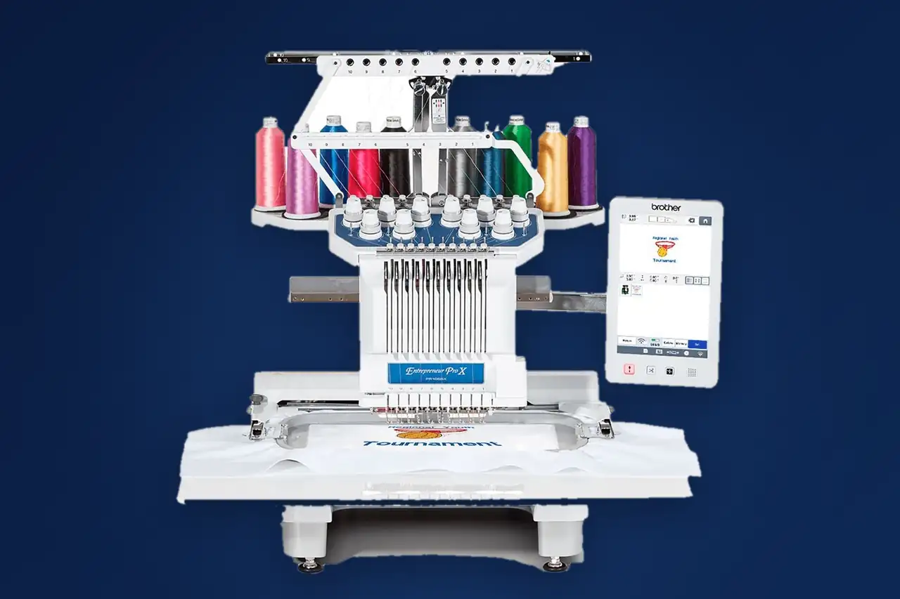 Промислова вишивальна машина Brother PR1055X Entrepreneur Pro X на 10 голок