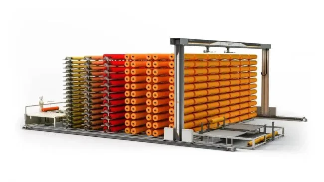 Jentschmann RLS Rack-Storage-System — автоматичний склад рулонів тканини